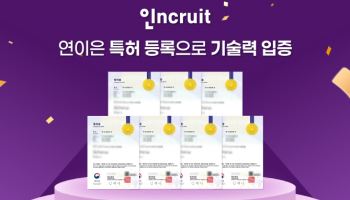 인크루트, '인재검증솔루션 미니게임' 특허 7건 획득