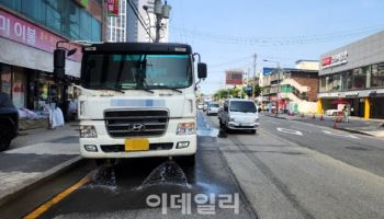 파주시, 폭염 대응 총력…살수차 14대 투입