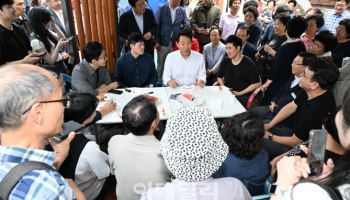 오세훈 시장, 자양4동 재개발 현장방문…"주택공급 절벽 돌파"