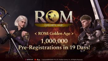 위메이드, 웹3 MMORPG <롬: 골든 에이지> 사전예약 100만 돌파