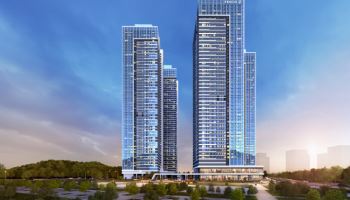 청라국제업무단지 첫 주거단지 ‘청라 피크원 푸르지오’ 분양사업장 문 연다