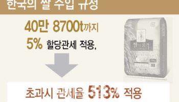 미국쌀 수입 확대 검토…“양곡법 개정과 연계”