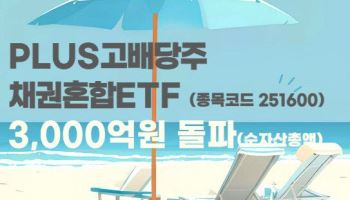 한화운용, ‘PLUS 고배당주채권혼합’ 순자산 3000억 돌파