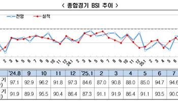 기업 경기전망 부진…"美 관세 리스크에 제조업 심리 위축"