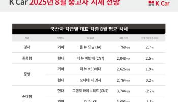 고물가 속 귀해진 소형차…1500만원 미만 중고차 인기↑