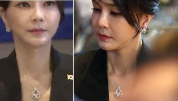 빌린 것 아니었나?...김건희 측, 초고가 목걸이 '모조품' 주장