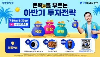 삼성운용, '돈 복을 부르는 하반기 투자 전략’ 웹세미나 개최