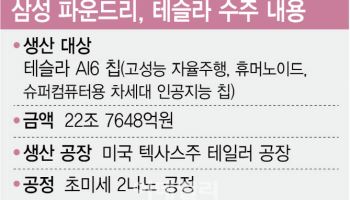 삼성 파운드리의 반격…테슬라 로봇·슈퍼컴 AI칩 만든다