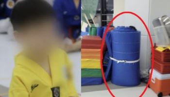 20분간 거꾸로 매달린 뒤 사망…태권도 관장은 “장난” 