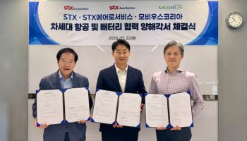STX, 모비우스코리아와 차세대 항공·배터리 협력 MOU