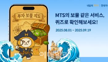 현대차증권, 'MTS 보물찾기 퀴즈 이벤트' 실시