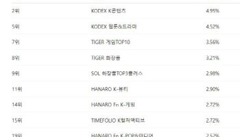 뷰티 끌고 엔터 밀고…K컬처 ETF 수익률 ‘고공행진’