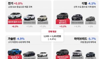 상반기 중고 전기차 가격 뛰었다…캐즘 끝났나