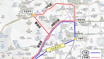 ‘서소문고가 철거 D-5’ 경기·인천 광역버스 노선 우회 운영
