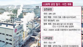 LG화학, 김천·나주 공장 철거…"지역경제 연쇄침체 막을 지원 시급"