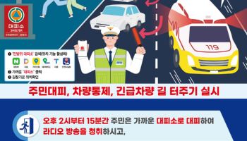 "20일 오후 2시 사이렌 울리면 대피"…서울 전역 민방위훈련