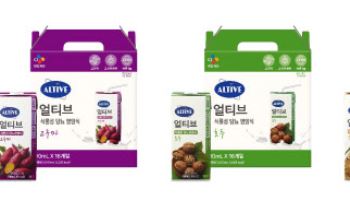 CJ제일제당 '얼티브', 식물성 영양식 2종 출시…시니어 영양음료 공략
