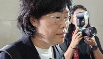 유재은 前관리관, 해병특검 출석…'외압' 질문엔 묵묵부답