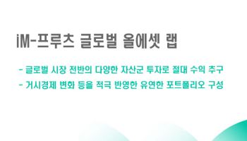 “글로벌 자산 유연 투자”…iM증권, ‘iM-프루츠 글로벌 올에셋 랩’ 판매