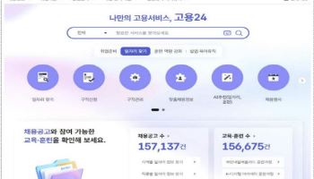 '일평균 100만명 방문' 고용24…"이용하기 더 쉬워졌어요"
