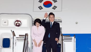 李대통령, 미·일 일정 마치고 귀국길…필라델피아서 마지막 인사