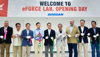 두산밥캣, 배터리 팩 연구소 ‘eFORCE LAB’ 출범