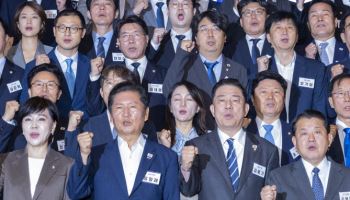 與 의원들, 정기국회 앞두고 "내란 끝장·민생경제 회복" 결의