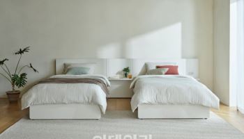"감각적인 신혼 침실"…한샘, 호텔 침대 '모노' 출시