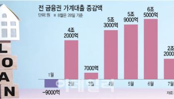 8월 가계대출 증가 4조 훌쩍…당국, 추가 규제 카드 만지작