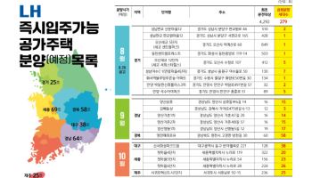 판교·동탄·세종 LH 공가주택, 10월까지 새 주인 찾는다