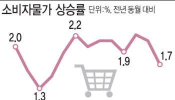 소비자물가 1.7% 연중 최저지만…SKT 해킹 할인 ‘착시’