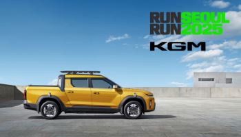 KGM ‘런서울런 2025’ 지원···무쏘 EV 선두 차량 투입