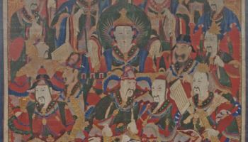 국외 유출됐던 금산 보석사 '신중도', 독일서 돌아왔다