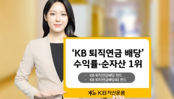 KB운용 ‘KB 퇴직연금배당 시리즈’, 최대 규모·최고 수익 달성