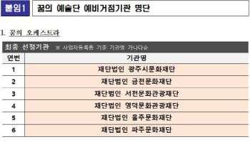 문체부·교육진흥원, 내년 `꿈의 예술단` 예비거점 15개소 선정
