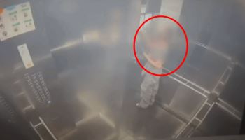 부산 엘리베이터, 수직 상승?…1m 떠올라 ‘쾅’ (영상)