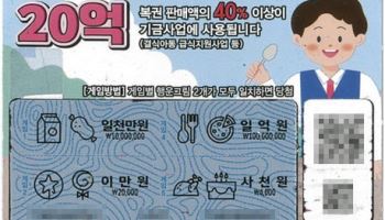 딱 2장 샀는데 모두 1등?…‘20억’ 당첨된 직장인