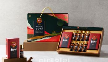 웅진식품, 홍삼 브랜드 '장쾌삼' 추석 선물세트 판매