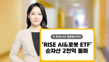 KB자산운용, ‘RISE AI&로봇 ETF’ 순자산 2000억 돌파