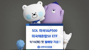 ‘SOL 미국S&P500 미국채혼합50 ETF’, 첫 월배당 주당 36원 지급