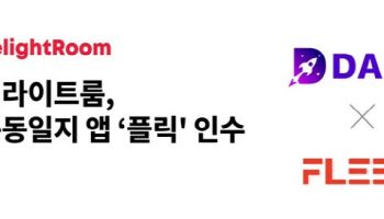 딜라이트룸, 운동 일지 앱 '플릭' 인수