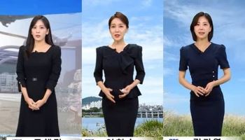 故 오요안나 1주기…검은 옷 입은 MBC 기상캐스터들