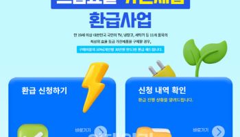 으뜸효율 환급사업 신청 급감…"'맞춤형' 홍보대책 필요"