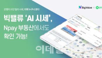 “전세사기 막는다” 빅밸류 ‘AI 시세’, 네이버 부동산에 제공