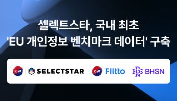 셀렉트스타, 국내 최초 ‘EU 개인정보 벤치마크 데이터’ 구축 착수