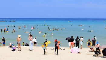 아직도 더운 제주도…`역대 가장 늦은` 폭염주의보