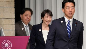 '중도온건' 하야시 다크호스로…일본 자민당 선거 '3파전'