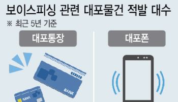 '피싱 필수품' 대포폰·통장, 적발만 30만건…미성년자도 예외 없다