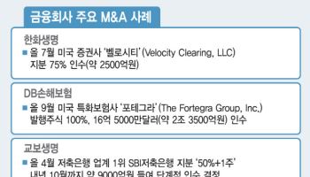 "강점 더 키우고 약점 보완하고"…금융사, 앞다퉈 M&A