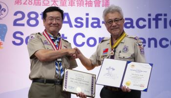 이찬희 韓스카우트연맹 총재, 대만 스카우트연맹 최고 훈장 '국제 교류장’ 수여